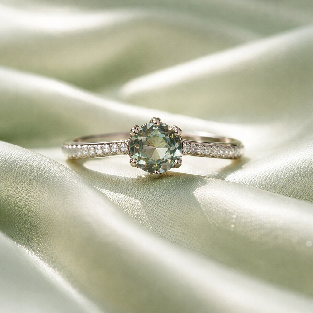 Moissanite ring