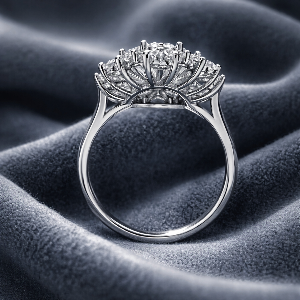 Moissanite ring