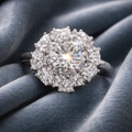 Moissanite ring