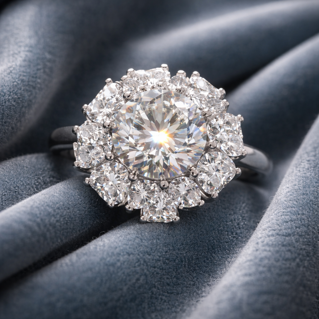Moissanite ring