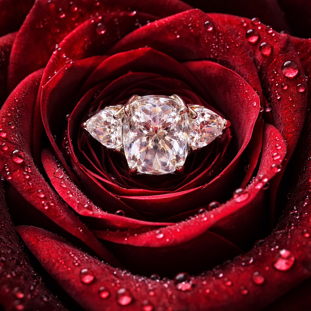 Moissanite ring